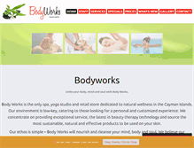 Tablet Screenshot of bodyworkscayman.com